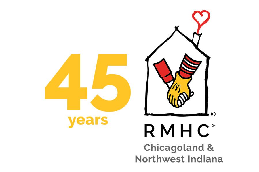 RMCH logo with 45 years written next to it
