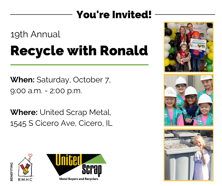 Recycle with Ronald McDonald House Charities